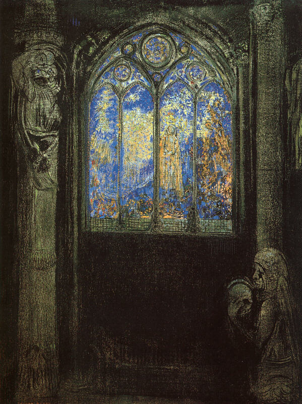 Odilon Redon Stained Glass Window